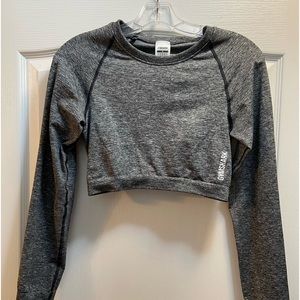 GYMSHARK Cropped Workout Top - Medium
